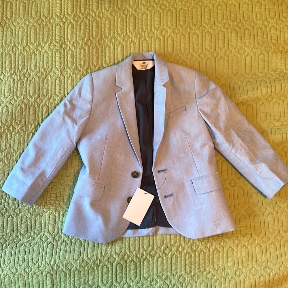 COPY - NWT light blue 2 button blazer H&M